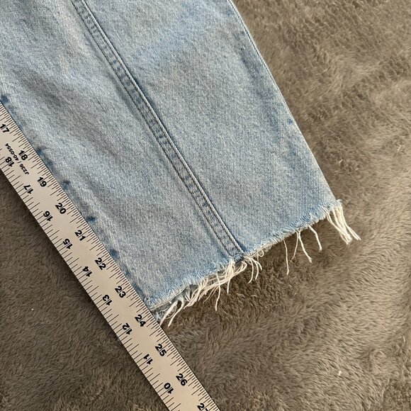 Madewell Jeans size 26 Balloon Barrel Leg Light Wash Front Yoke - Picture 8 of 9